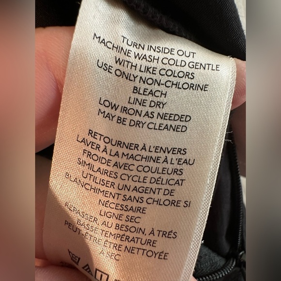 MAEVE Colette 33 Magic Fabric Wide Leg Crop Black Pull On Waist Leg Zip Adaptive - Picture 6 of 17